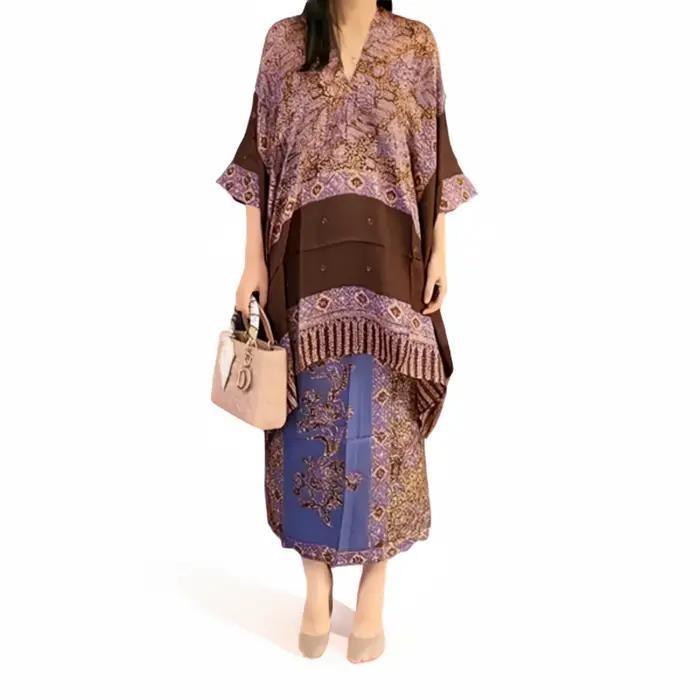 Lausboutique-Aruna Set-Tamarillo-Setelan Batik Wanita Pasti Promo