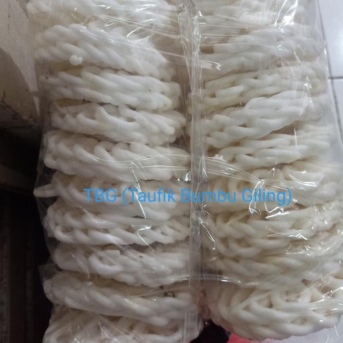 TERBATAS kerupuk putih matang isi 10pcs