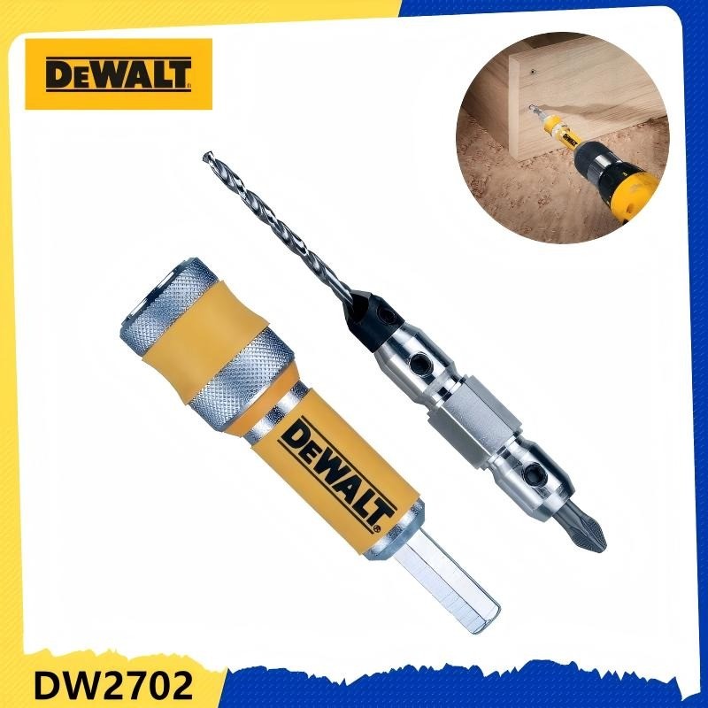 DEWALT DW2702 #10 2-in-1 Drill Drive Set - Flip Drive, Countersink Wood Bit 10mm, Complete Unit for
