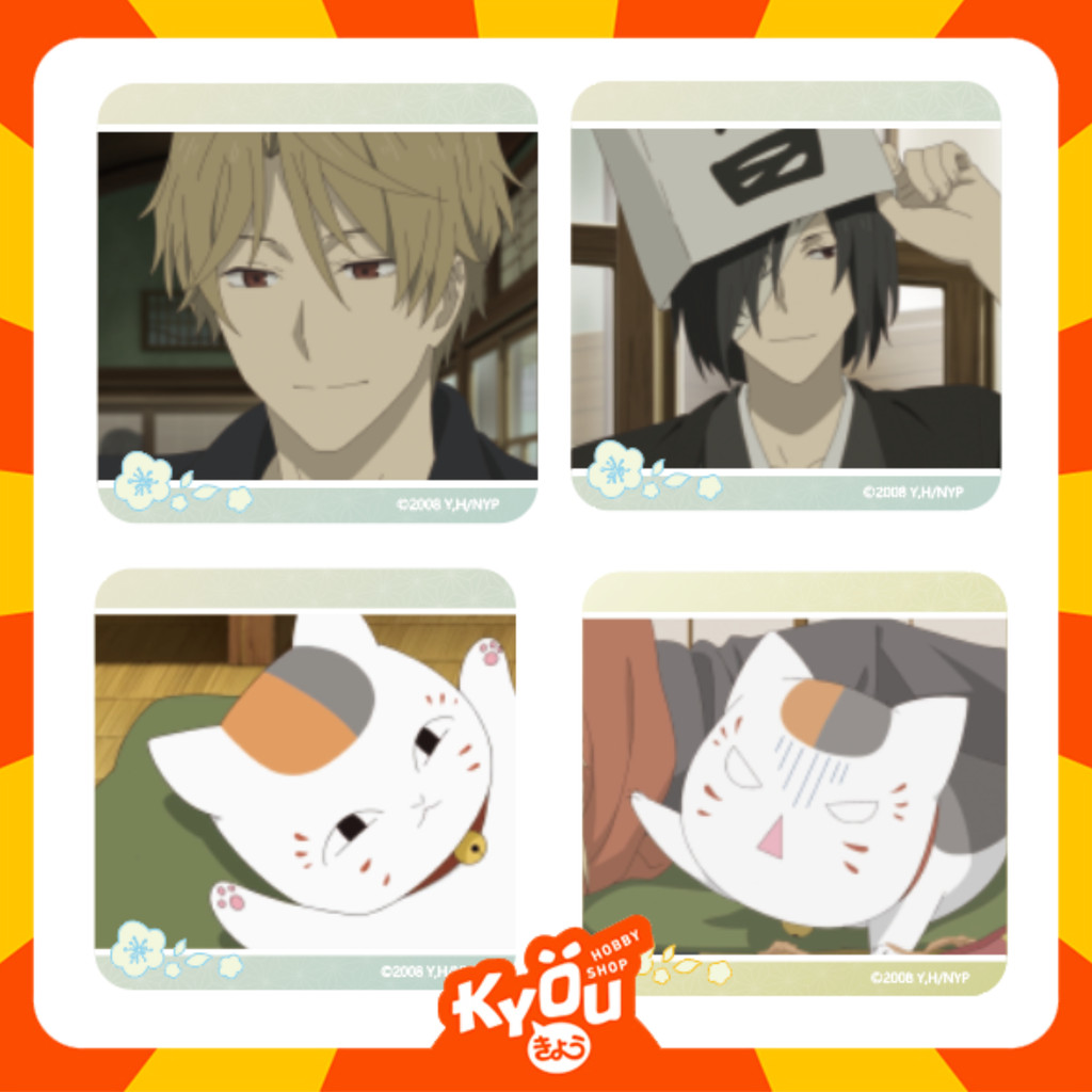 Flower Collection Record Square Badge - Natsume Yujinchou