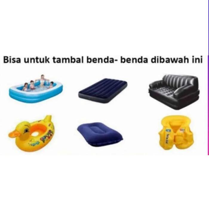 Lem Tambal Ban Kolam Plastik Renang Anak Repair Kit Repair Kit / Lem