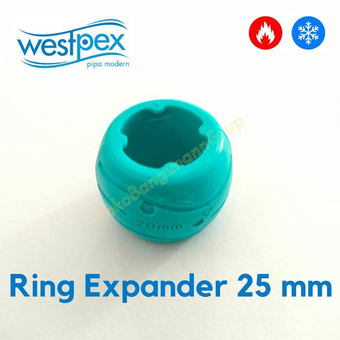 Ring pipa pex 25 mm Westpex / Ring expander Westpex pack