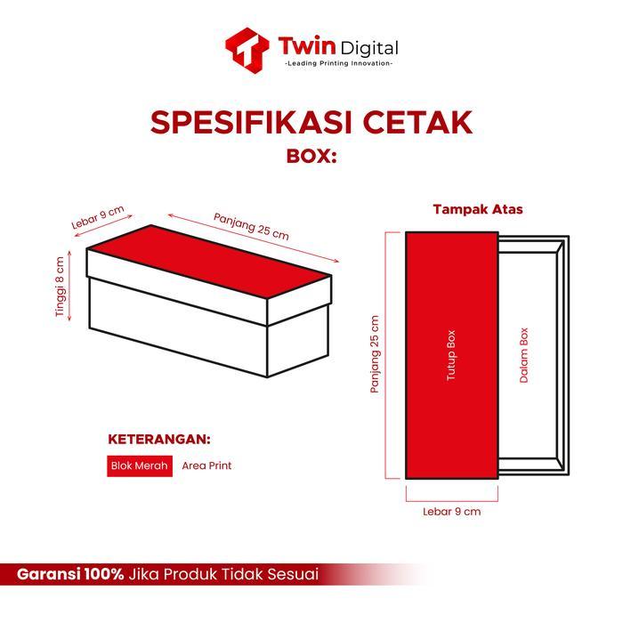Paket Gift Box Tumbler Print UV - Custom Hard Box + Tumbler