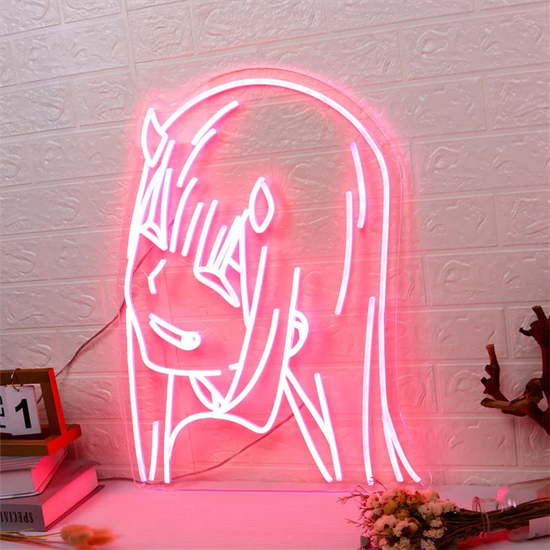 Custom Kawakami Anime Neon Sign, Neon Sign Wall Decor, Neon Sign Anime Girl Sign, Japanese Anime