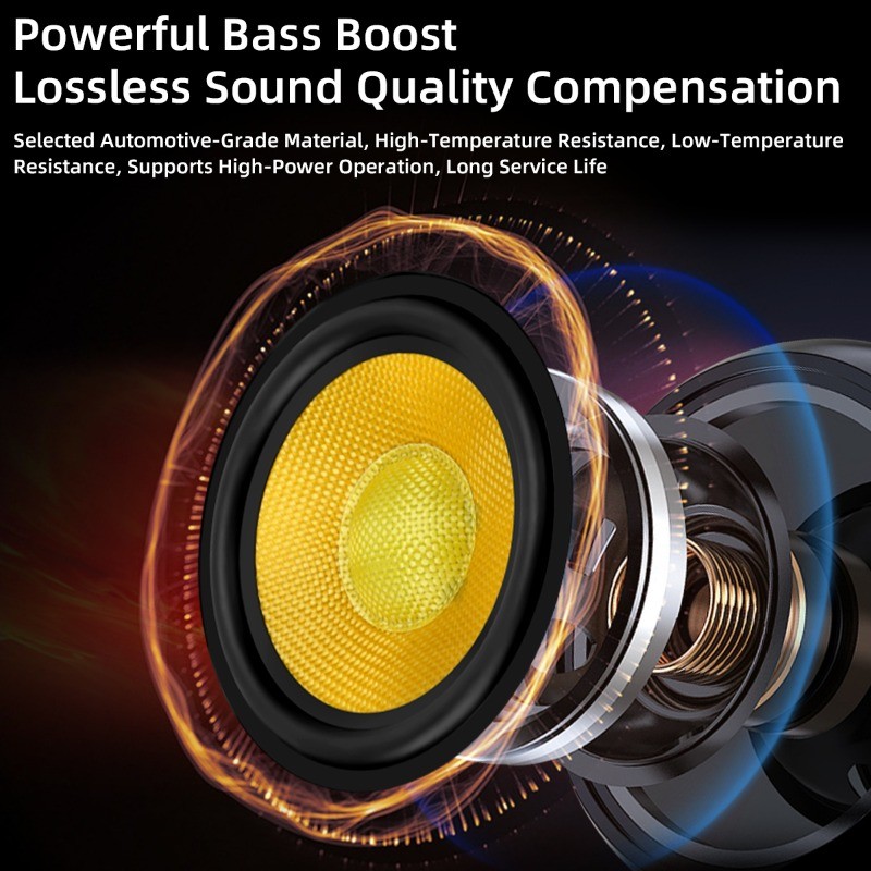 WdiYa 2pcs 5.25 Inch Subwoofer Column 4 Ohm 300W Car Woofer Speaker Strong Bass Home Theater For