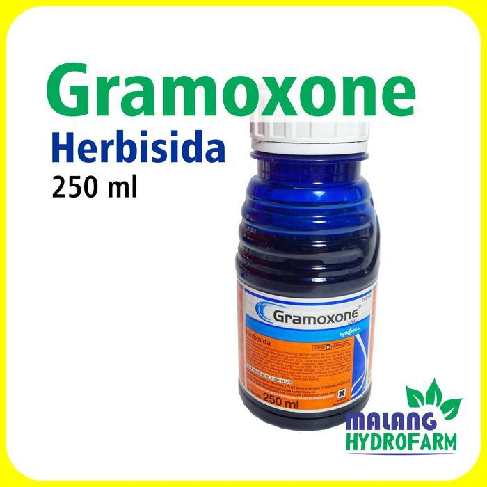 Herbisida Gramoxone 250 ml syngenta obat pengendali anakan sawit liar gulma sistemik roundup rambo