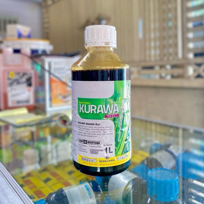 Insektisida Kurawa 18EC 1 Liter - Abamektin 18 g/l untuk Ulat Wereng Kutu Thrips dan Walangsangit