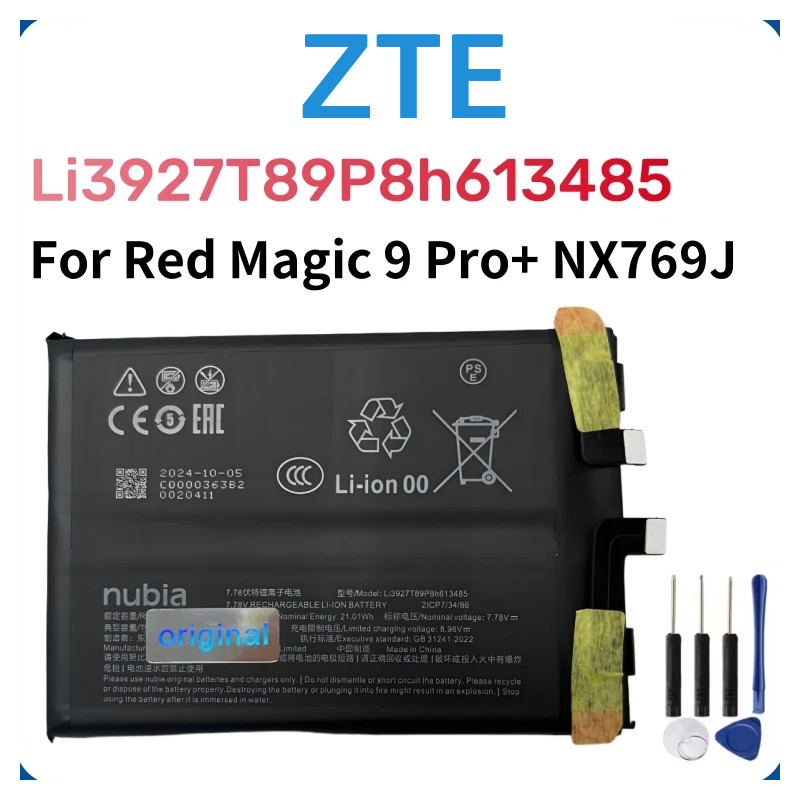 Original Li3927T89P8h613485 Battery For Nubia Red Magic 9 Pro NX769J 7.78V 5500mAh Phone Battery ?