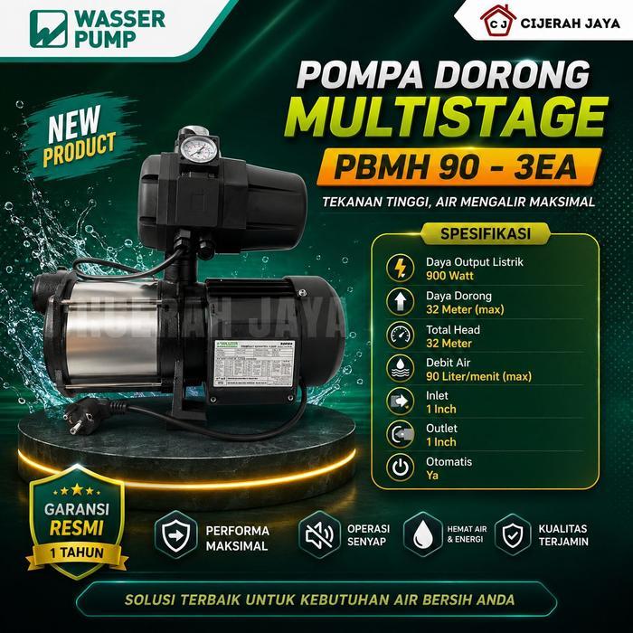 POMPA WASSER PBMH90 3EA MULTISTAGE BOOSTER PUMP / POMPA PENDORONG WASSER PBMH 90 3EA PBMH90-3EA /