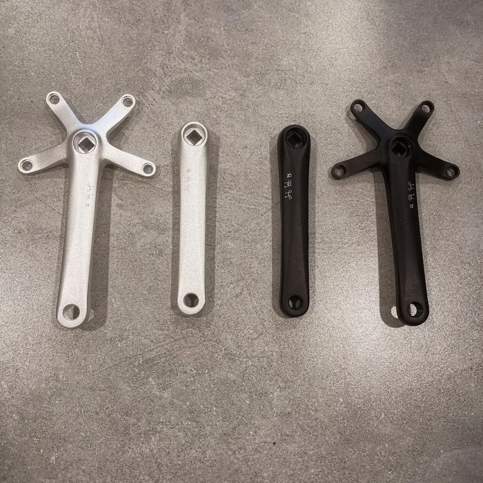 CRANK ARM FOLDING BIKE BCD 130 KREUZ BROMPTONN 3 SIXTY SILVER BLACK