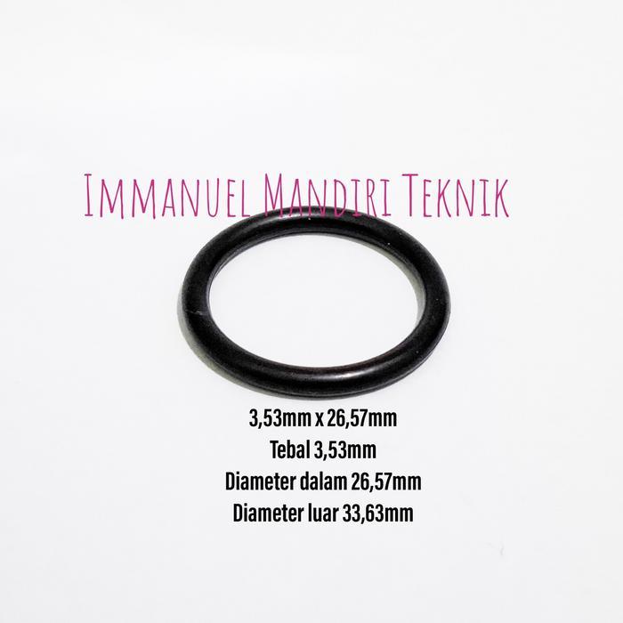 O-ring 3,53 x 26,57mm / Seal Karet 3,53mm x 26,57mm / O ring NBR