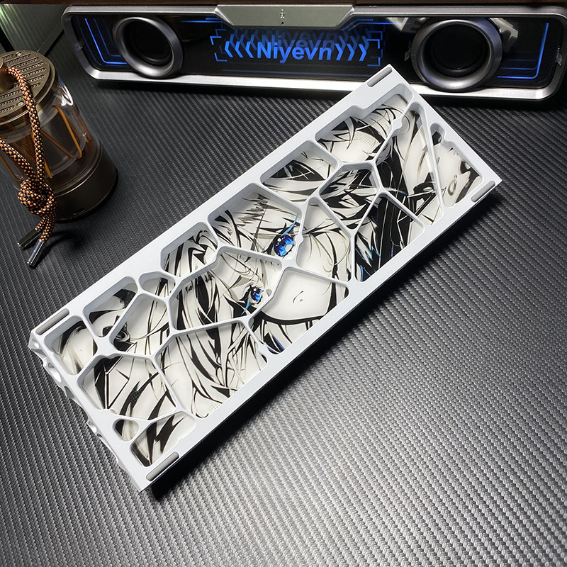 GH60 Mechanical Hollow Keyboard Backboard Hollow Shell Light Plate Custom Wooting Holy60 Keyboard