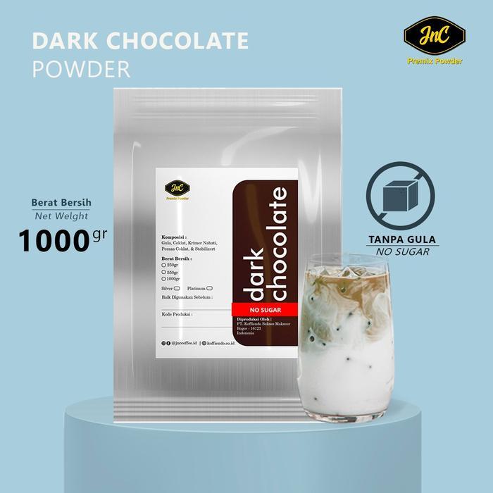 DARK CHOCOLATE TANPA GULA 1 KG / BUBUK MINUMAN DARK COKLAT