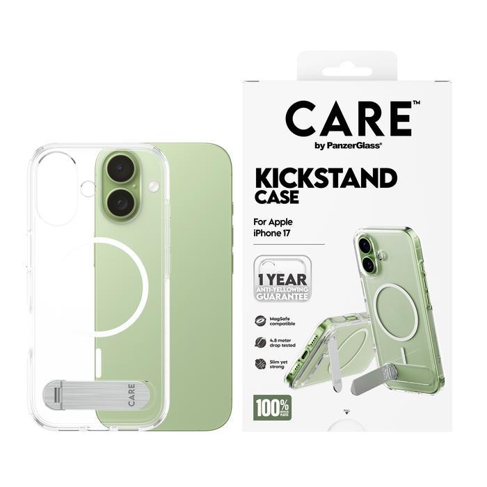 CARE by PanzerGlass - Case For 17 / 17 Pro / 17 Pro Max / 17 Air Feature Casing With Kickstand & Mag