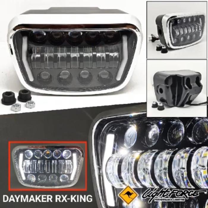 Daymaker Head Lamp Led Rx King Gl 100 Lampu Daymaker Oval Rxking New