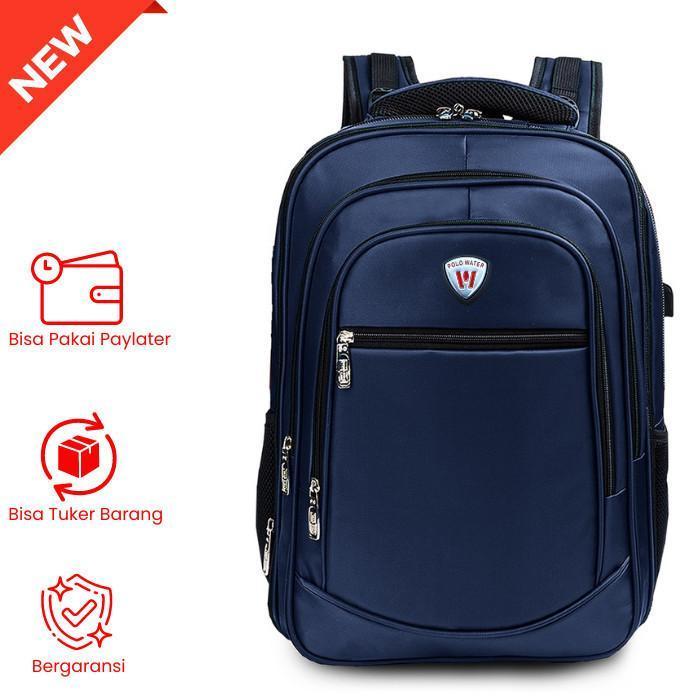 PROMO Tas Ransel Pria Polo Original 100% Ransel Kerja POLO Original Import 18 Inch/Promo Tas Ransel