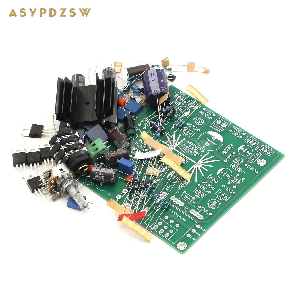 Classics JLH1969 Single-ended Class A Headphone amplifier Base on HOOD1969 Headphone amp DIY