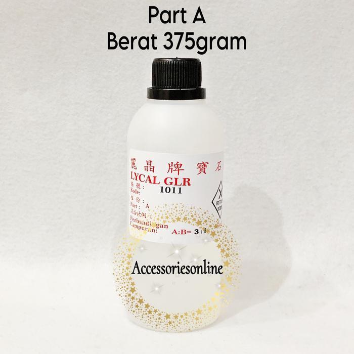 Resin Lycal 1011 (500Gram) Keras Dengan Katalis 1 Set Botol Putih