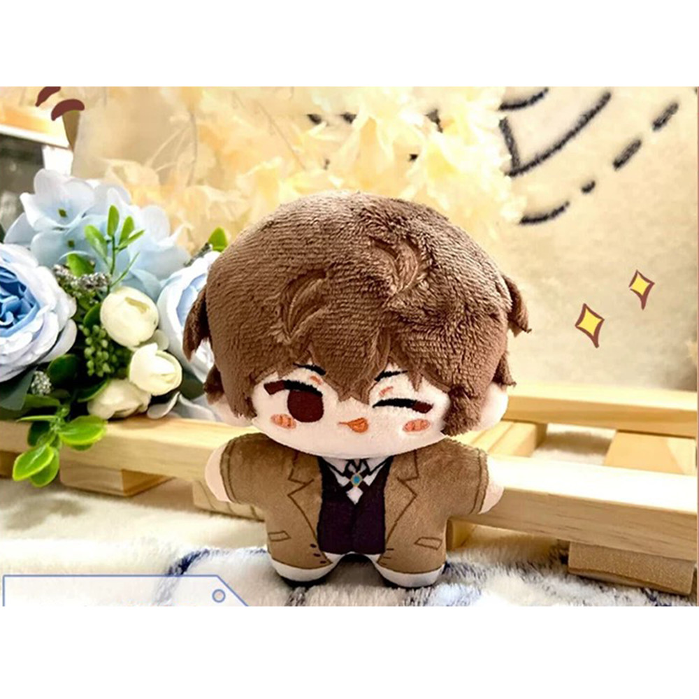 Anime BSD figure Dazai Osamu Plush Doll Nakahara Chuuya Akutagawa Ryunosuke plushies Doll Pendant