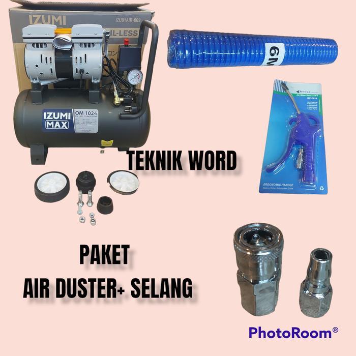 Mesin Kompresor Angin Oilless Izumi Max Om 1024 1Hp / Izumi Om1024 24L