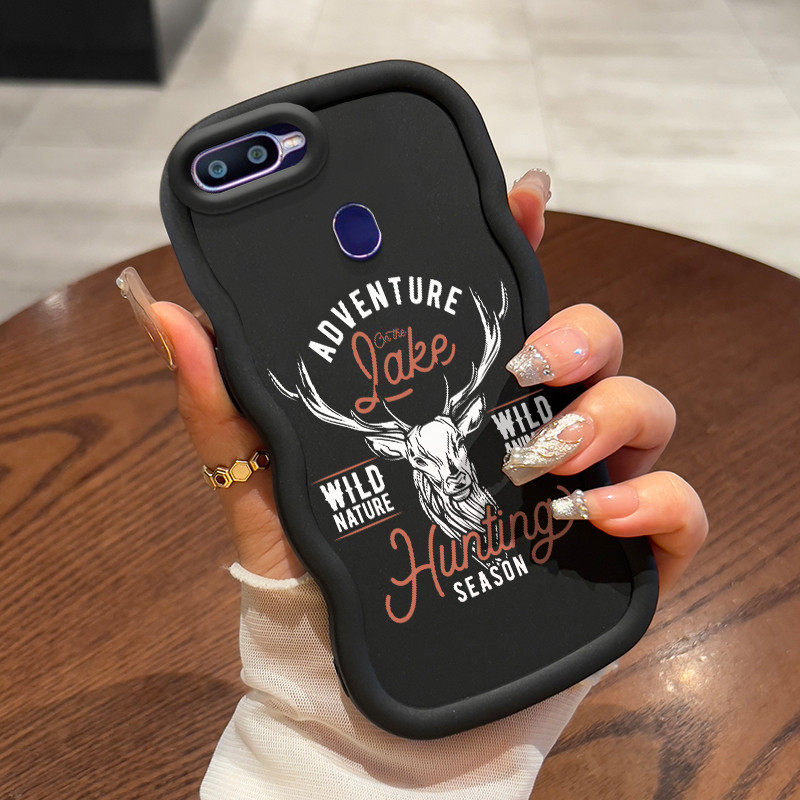 Casing Untuk OPPO F9 F9 Pro Realme 2 Pro U1 Case Casing pola sapi Kasing HP ceruk Kesing mewah Cesin