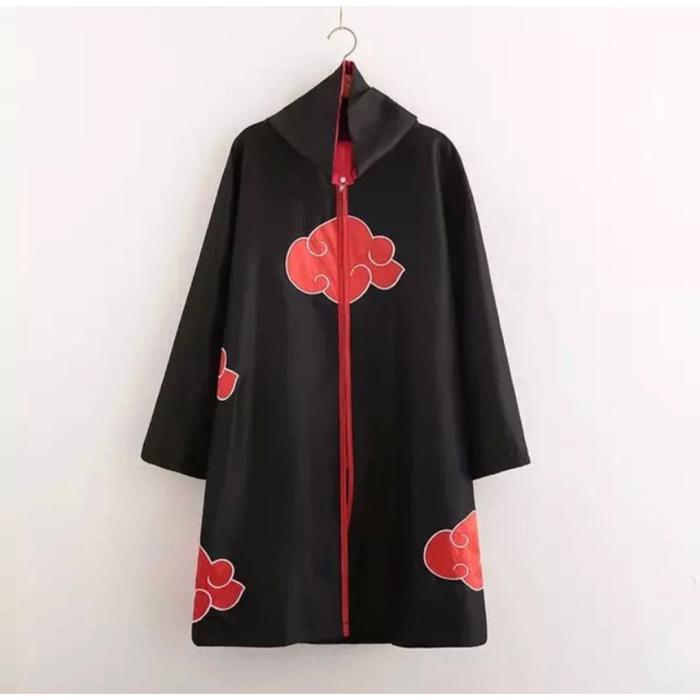 Bisa Cod Pria Hoodie Akatsuki Cosplay Naruto Akatsuki