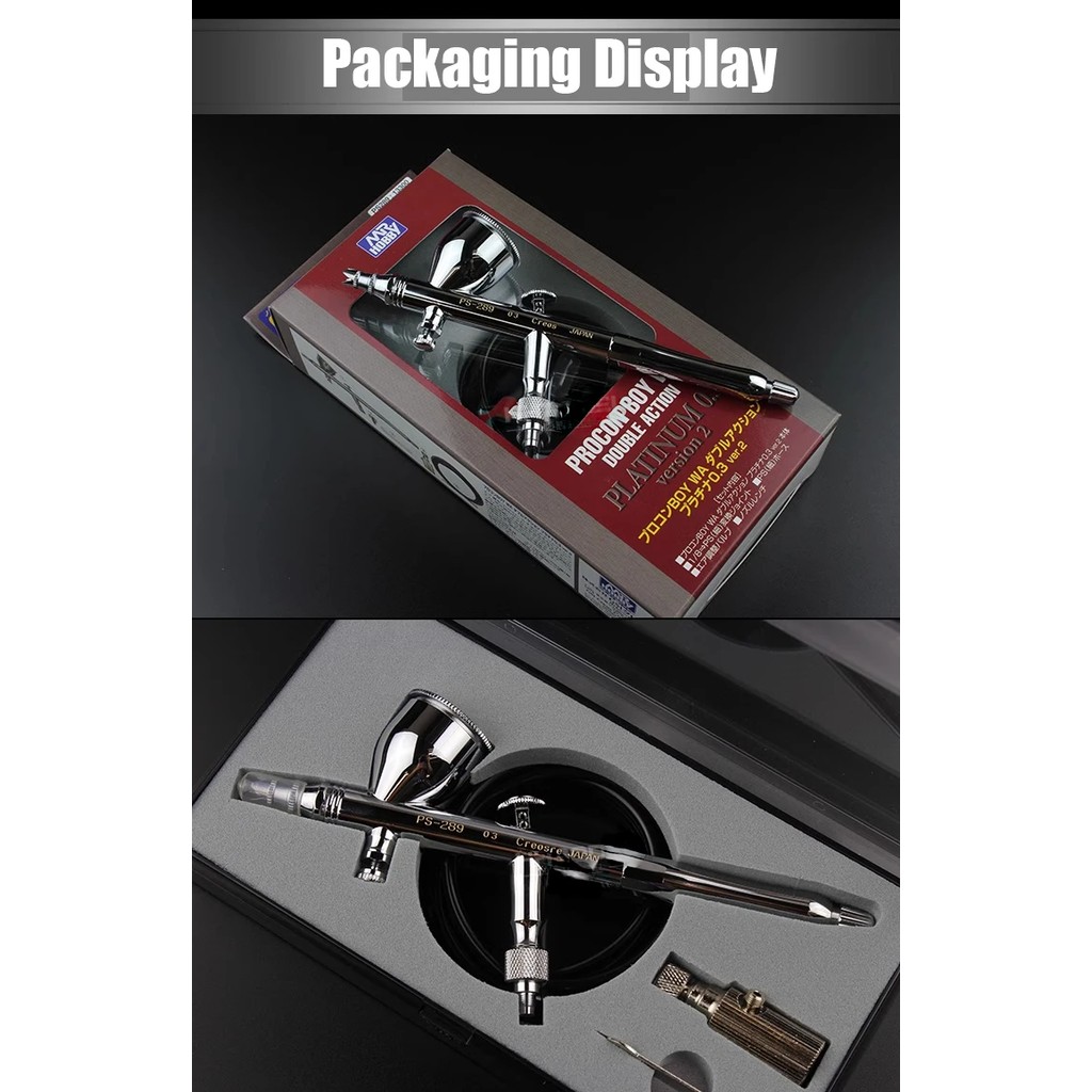MR.HOBBY Model Painting spraying and coloring spray Airbrush kit PS289/270 0.3MM/0.2MM caliber
