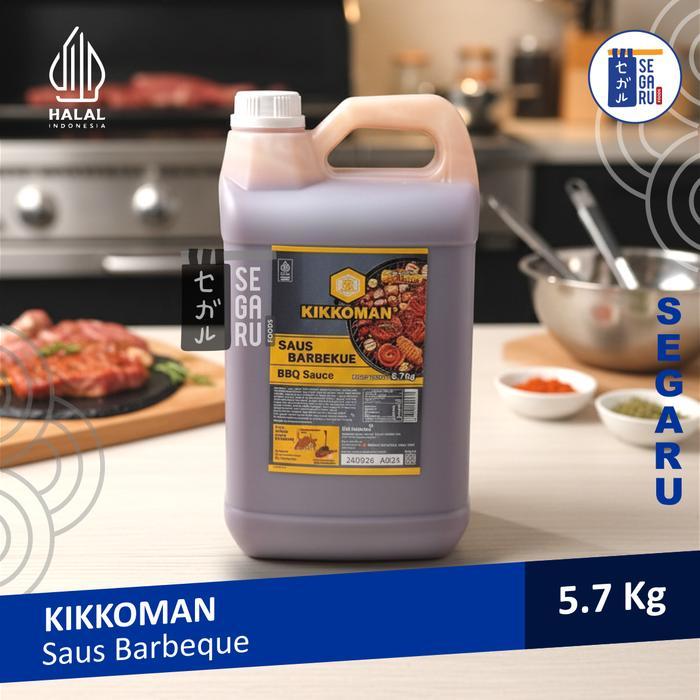 Kikkoman BBQ Barbeque Sauce Saus Barbekue Halal Jerigen 5 Liter