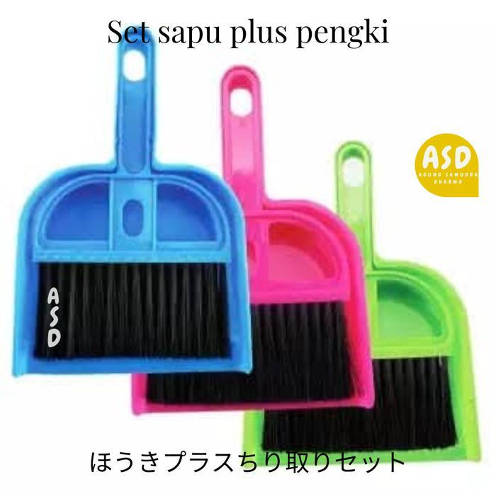 Set sapu plus pengki - Sapu mobil - Sapu pembersih mobil