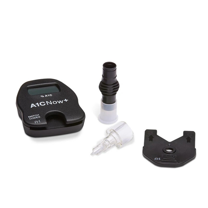 PTS Diagnostics HbA1c Now+ System Professional Diabetic Home Test Kit Blood Glucose Monitor
