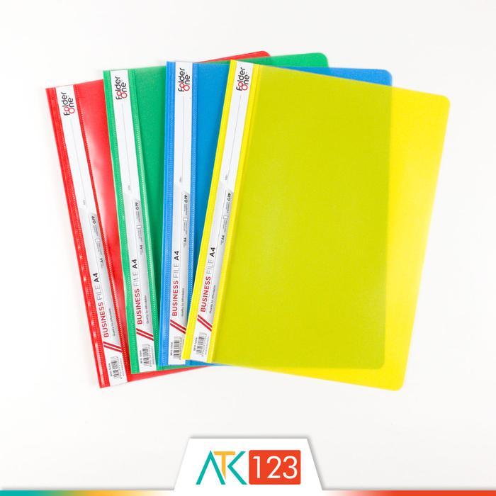 BUSINESS FILE / MAP BISNIS / SNELHECTER PLASTIK A4 FOLDER ONE