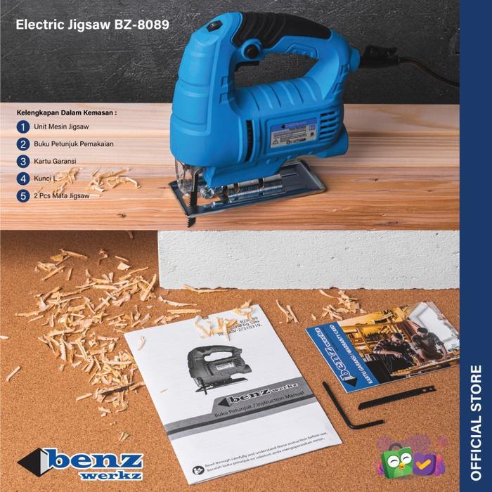 tokobryani Mesin Gergaji Jigsaw Benz / Mesin Potong Kayu Benz Electric Jigsaw