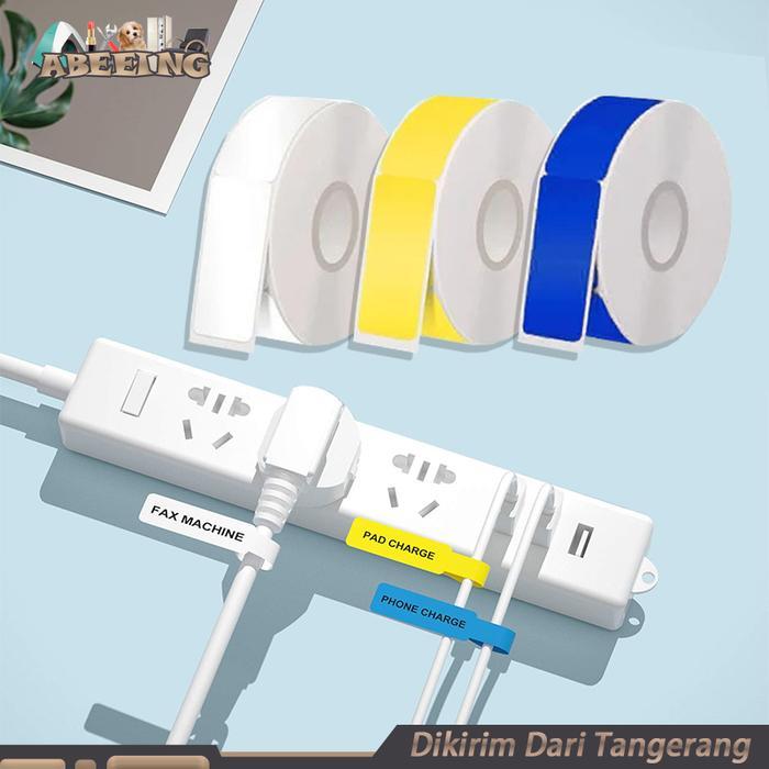 Kabel Cable Label Stiker Kertas Stiker Label Kabel Untuk Menandai Klasifikasi Kabel/Jaringan Untuk