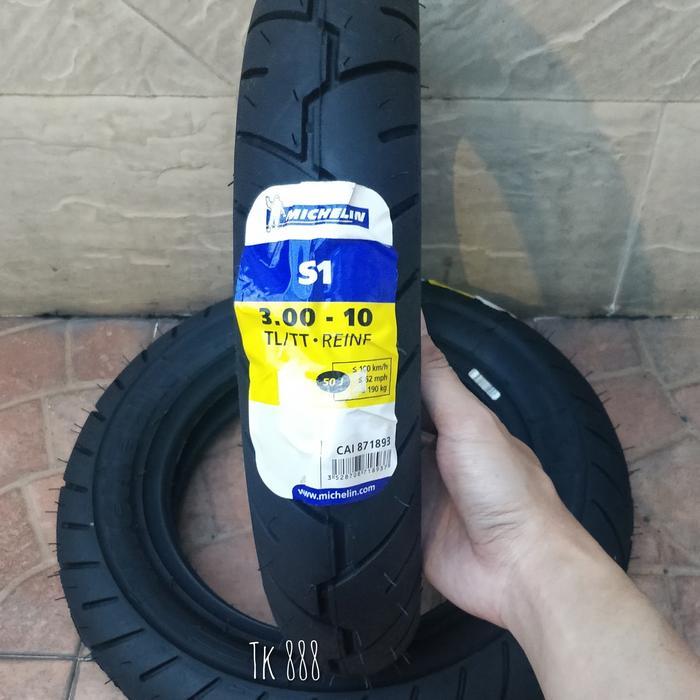 ban tubles michelin s1 300-10 (sepasang)