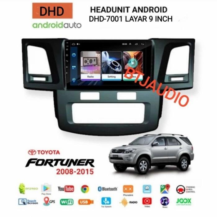 Ready HEAD UNIT TAPE TV MOBIL ANDROID MERK ORCA SKELETON DHD UNTUK TOYOTA FORTUNER 2005-2015 LAYAR 9