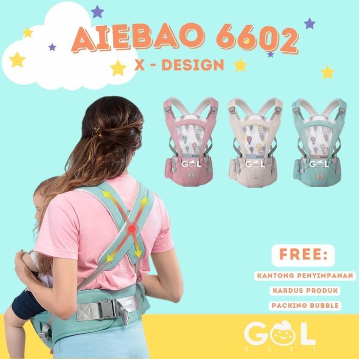 TERLARIS Gendongan Bayi Baby Carrier multifunction Hipseat Carrier Aiebao 6602 (jual 6636 6634 6604