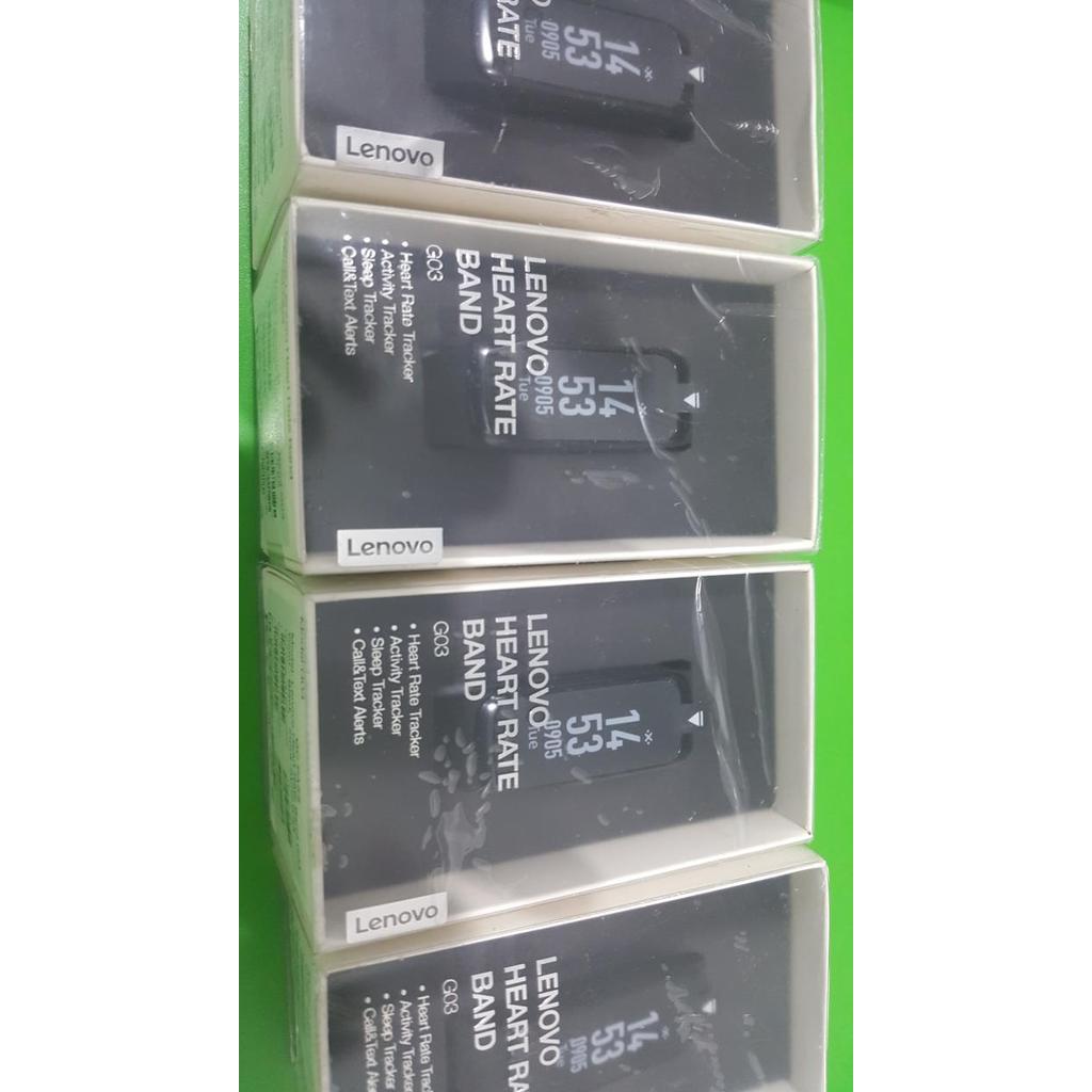 Terbaru Original Lenovo Jam Pintar Heart Rate Band G03 Gelang Detak Jantung
