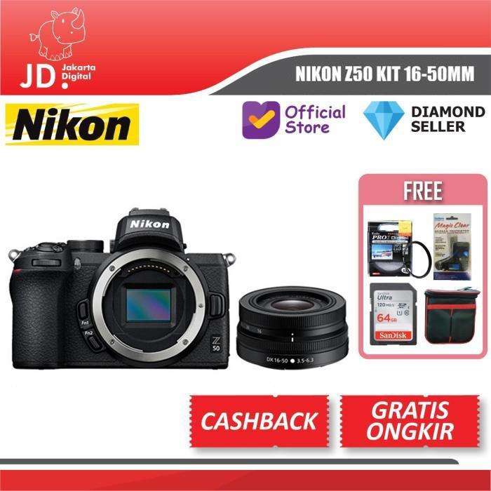 Nikon Z50 Z 50 Kit 16-50mm + 50-250mm Kamera Mirrorless Original Camera