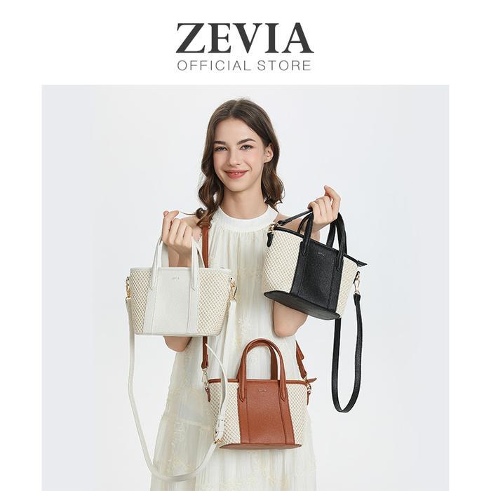 Elizabeth - Dahlia Bag Tas Anyaman Tas Keranjang Tas Selempang Wanita Handbag Tas Korean Style Hitam