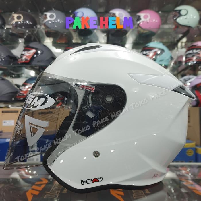 Helm Gm King Fighter Ultra Putih Original