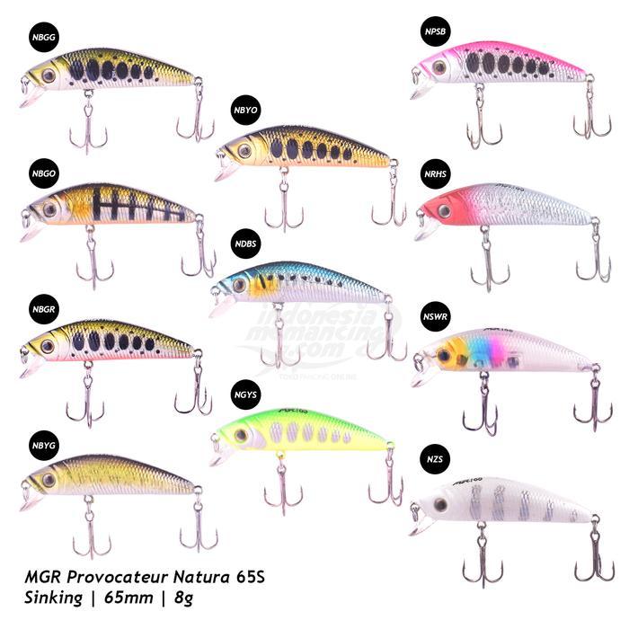 Umpan Pancing Minnow Maguro Provocateur Natura 65mm Sinking