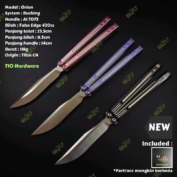 Balisong Butterfly Knife Orion