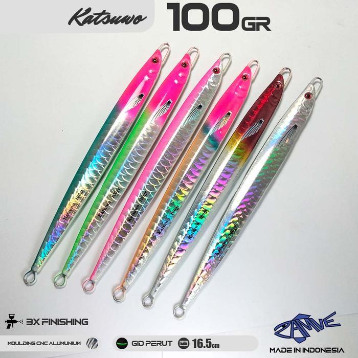 BISA COD Metal Jig Zamve Katsuwo 100Gr Metal Jig 100Gr Metal Jig 100Gram