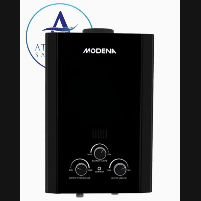 Water heater gas PGN Modena GI0680FCBK/heater gas alam LNG modena