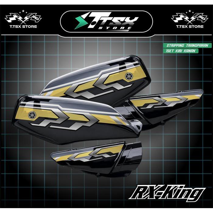 STRIPING RX KING TRANSPARAN/STIKER VARIASI RX KING BYANGKEROK TERBARU MTF 3D KEREN ORIGINAL