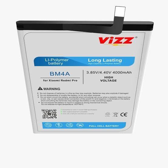 Baterai Batre Vizz Xiaomi Redmi Pro BM4A Original Vizz