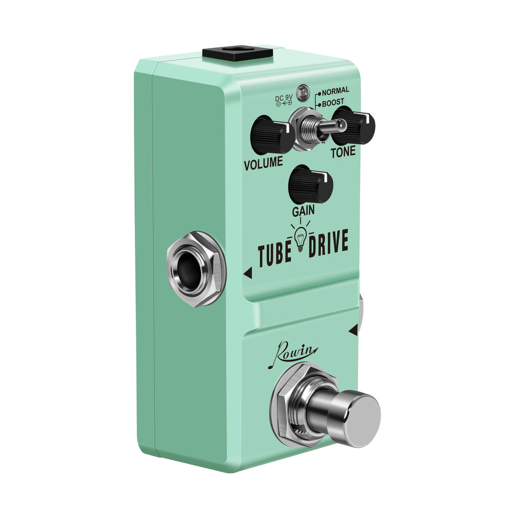 Rowin Tube Drive Guitar Analog Overdrive Pedal Blues Drive Vintage Overdrive Effect Warm/Hot Modes