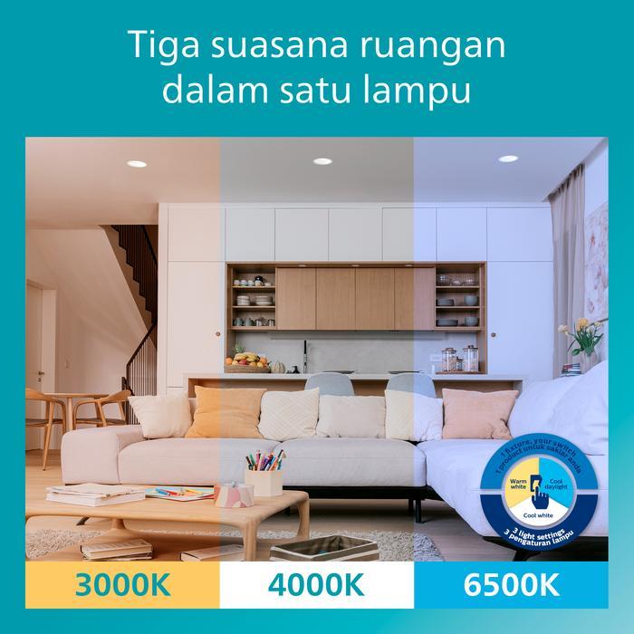 LAMPU PHILIPS ERIDANI DOWNLIGHT SCENESWITCH 15W D150 3 WARNA