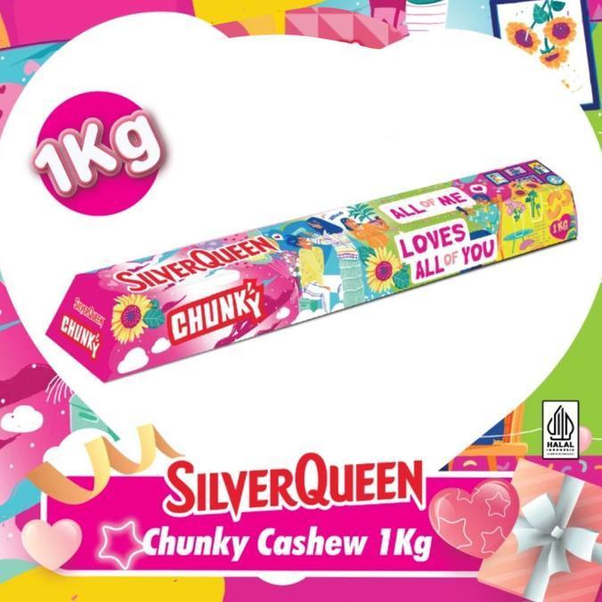 Coklat Silverqueen Chunky Bar 1kg Silver queen Love King Size 1000gr
