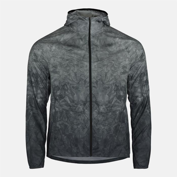 Men Riors Rangers Jaket Sport Pria Bahan Ringan Anti Angin Hoodie Lengan Panjang - Grey Heather, L G